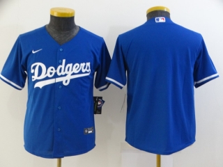 Los Angeles Dodgers blank blue youth jersey