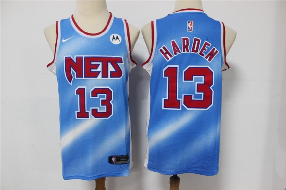 Brooklyn Nets #13 light blue new jersey