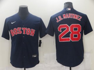 Boston Red Sox #28 blue jersey