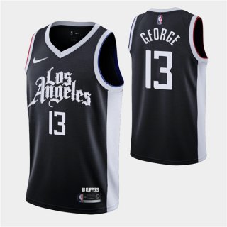Men's Los Angeles Clippers Active Player Black 2020-21 City Edition Stitched NBA Jersey