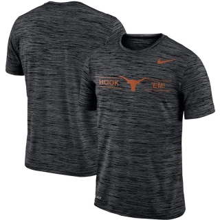Texas Longhorns Black Velocity Sideline Legend Performance T-Shirt