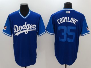 Los Angeles Dodgers #35 blue legend jersey
