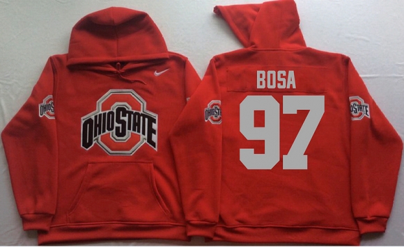 Ohio-State-Buckeyes-97-Joey-Bosa-Red-Men's-Pullover-Hoodie