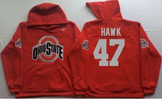 Ohio-State-Buckeyes-47-A.J.-Hawk-Red-Men's-Pullover-Hoodie