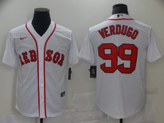 Boston Red Sox #99 white jersey