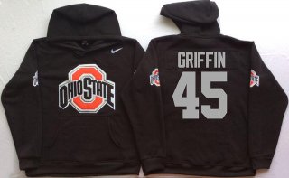 Ohio-State-Buckeyes-45-Archie-Griffin-Black-Men's-Pullover-Hoodie