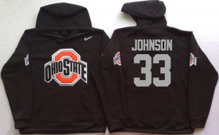 Ohio-State-Buckeyes-33-Pete-Johnson-Black-Men's-Pullover-Hoodie