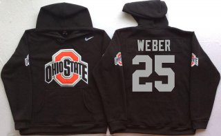Ohio-State-Buckeyes-25-Mike-Weber-Black-Men's-Pullover-Hoodie