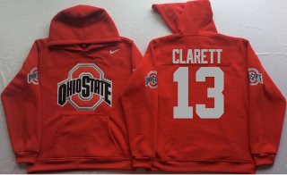Ohio-State-Buckeyes-13-Maurice-Clarett-Red-Men's-Pullover-Hoodie