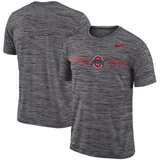 Ohio State Buckeyes Gray Velocity Sideline Legend Performance T-Shirt