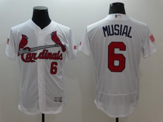 St. Louis Cardinals #6 white jersey