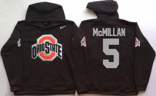 Ohio-State-Buckeyes-5-Raekwon-McMillan-Black-Men's-Pullover-Hoodie