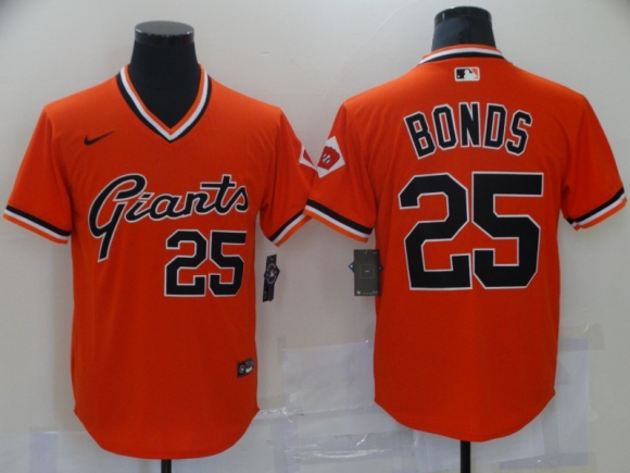 San Francisco Giants #25 Bonds orange jersey