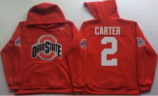 Ohio-State-Buckeyes-2-Chris-Carter-Red-Men's-Pullover-Hoodie