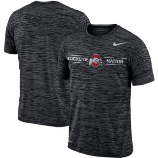 Ohio State Buckeyes Black Velocity Sideline Legend Performance T-Shirt