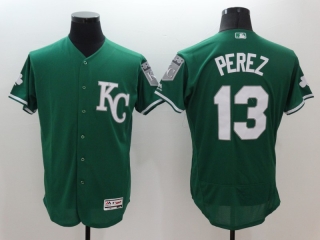 Kansas City Royals #13 green jersey