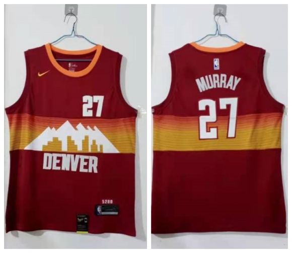 Nuggets-27-Jamal-Murray-Red-2020-21-City-Edition-Nike-Swingman-Jersey