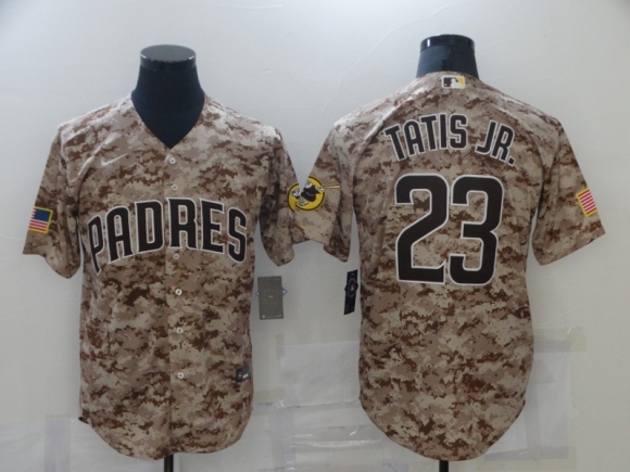 San Diego Padres #23 Fernando Tatis Jr camo jersey