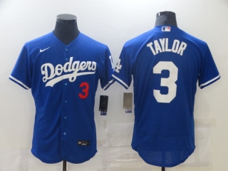Los Angeles Dodgers #3 taylor blue jersey