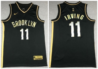 Nets-11-Kyrie-Irving-Black-Gold-2021-Nike-Swingman-Jersey