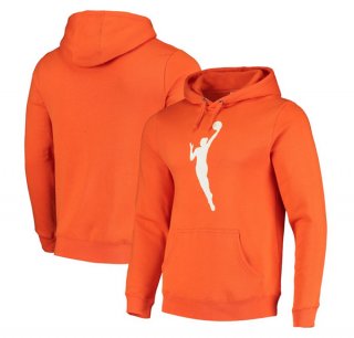 Men's Orange Logo Pullover NBA Hoodie