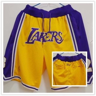 Lakers-Yellow-Just-Don-With-Pocket-Swingman-Shorts