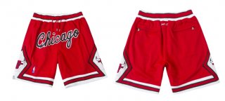 Bulls-Red-Just-Don-With-Pocket-Shorts