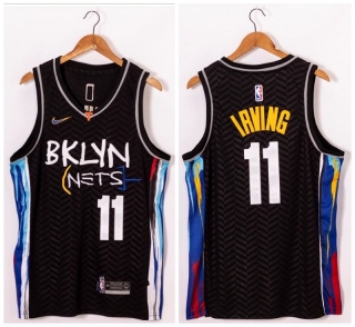 Nets-11-Kyrie-Irving-Black-2021-Nike-Swingman-Jersey