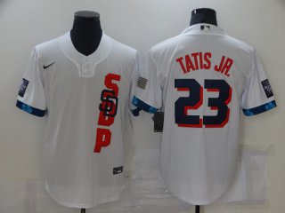 San Diego Padres #23 Fernando Tatis Jr 2021 all star cool base jersey