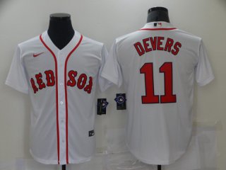 Boston Red Sox #11 white jersey
