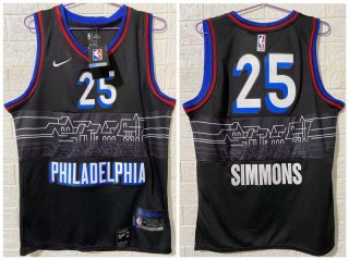 76ers-25-Ben-Simmons-Black-2020-21-City-Edition-Nike-Swingman-Jersey