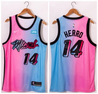 Heat-14-Tyler-Herro-Blue-Pink-Nike-2021-City-Edition-Swingman-Jersey
