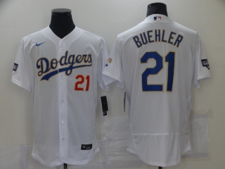 Los Angeles Dodgers #21 white jersey