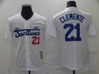 Los Angeles Dodgers #21 white movie style jersey