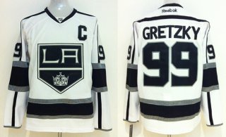 Kings-99-Wayne-Gretzky-White-Reebok-Jersey