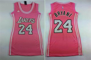 Lakers-24-Kobe-Bryant-Pink-Women-Jersey