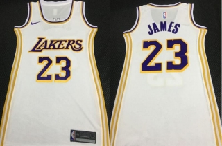 Lakers-23-Anthony-Davis-White-Women-Nike-Swingman-Jersey