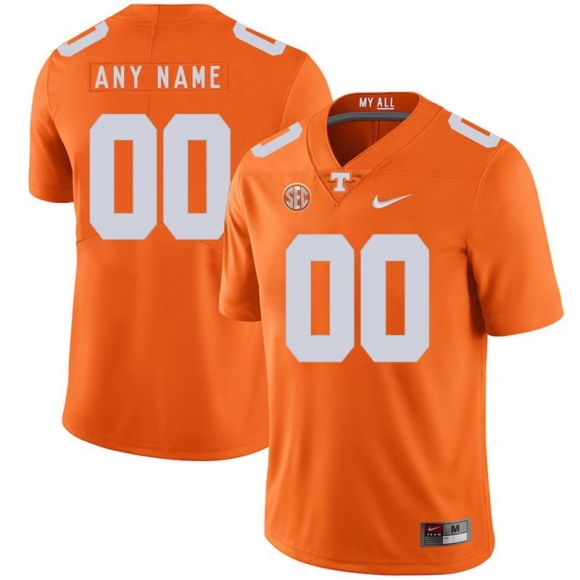 Tennessee-Volunteers-Orange-Men's-Customized-Nike-College-Football-Jersey
