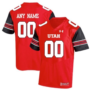 Utah-Utes-Red-Men's-Customized-College-Football-Jersey
