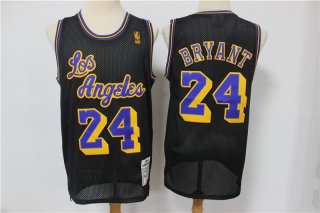 Lakers-24-Kobe-Bryant-Black-Hardwood-Classics-Mesh-Jersey