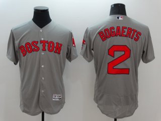 Boston Red Sox #2 gray jersey