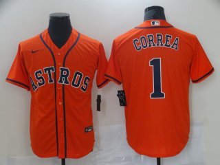 Houston Astros #1 orange jersey