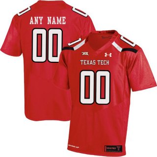 Texas-Tech-Red-Men's-Customized-College-Football-Jersey