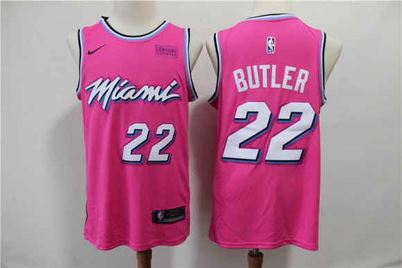 Heat-22-Jimmy-Butler-Pink-Earned-Edition-Nike-Swingman-Jersey