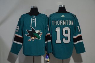 Sharks-19-Joe-Thornton-Teal-Adidas-Jersey