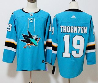 Sharks-19-Joe-Thornton-Teal-Adidas-Jersey