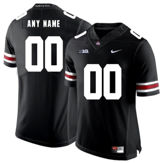 Ohio-State-Buckeyes-Black-Men's-Customized-Nike-College-Football-Jersey