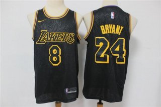 Lakers 8 & 24 Kobe Bryant Black jersey