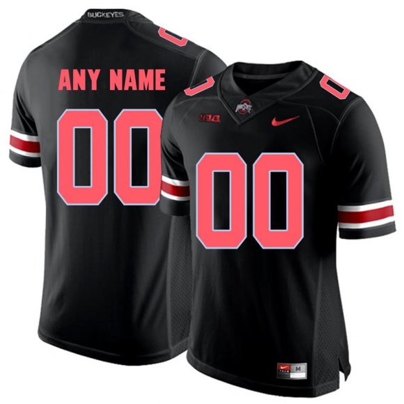 Ohio-State-Buckeyes-Blackout-Men's-Customized-College-Football-Jersey