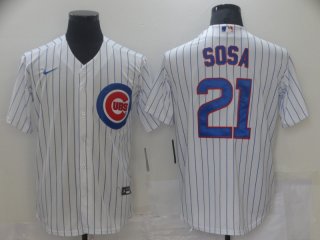 Chicago Cubs #21 white jersey